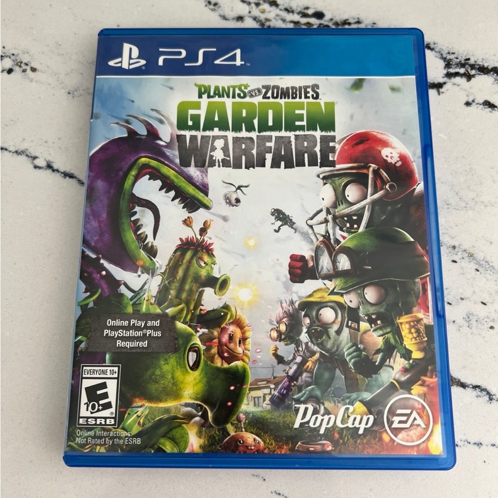 PS4 plants vs zombies garden warfare game